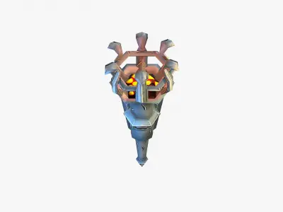 Torch 2 Hand Paint Low-poly 3D model