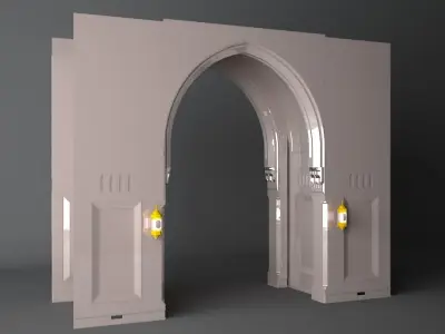Islamic Gate 3D model