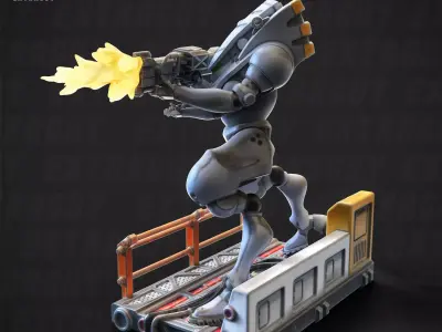 Robot Suit Type 303 Static SetB 100mm and 32mm 3D print model