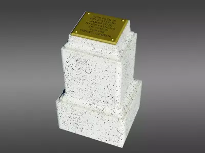Time Machine - Dedication Pedestal 3D model