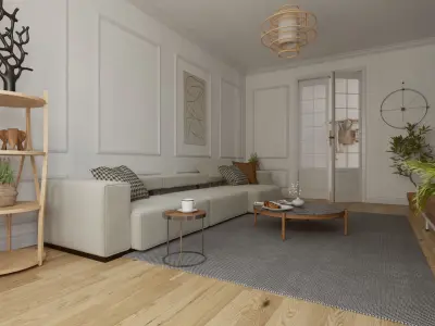 Nice Little Living Room No1 3D model
