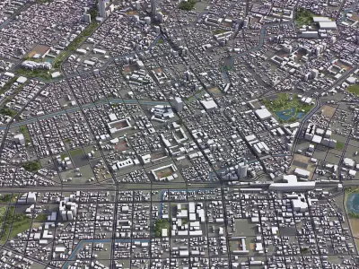 Taichung Low-poly 3D model