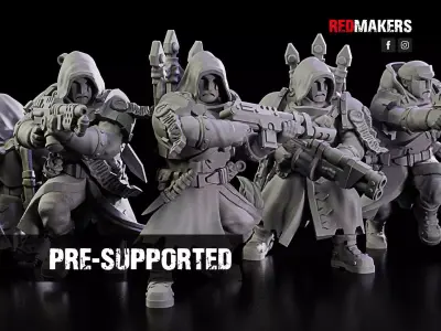 Janissaries - Squad of the Imperial Force 3D print model