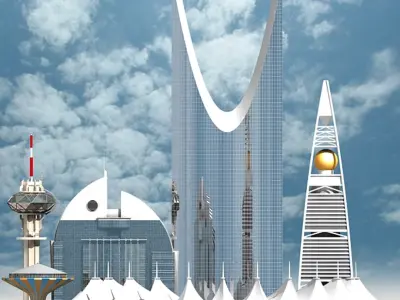  Riyadh Skyscrapers 3D 
