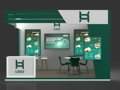 Exhibtion Booth Idea 3D model