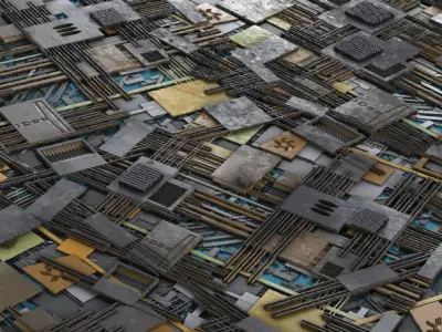 SCIFI  AFTER WAR  SURVIVOR  PBT TEXTURE Texture