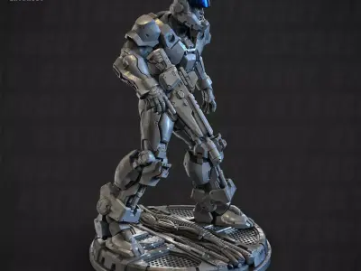  Iron Moped Pilot 052-F 100mm and 32mm 3D print model