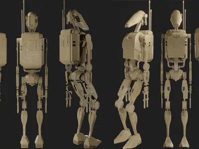 Star Wars B1 Battle Droid 3D model