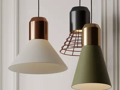 CLASSICON Bell Light Pendant Lamps by Dopo Domani 3D model