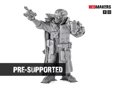 Ice Warriors - Tank commander of the Imperial Force 3D print model