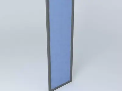 Pivoting door glass Free 3D model