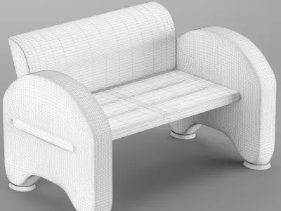 bench 3D model 18