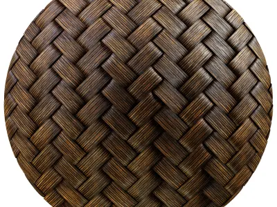 Bambo Weave 01- Seamless Texture