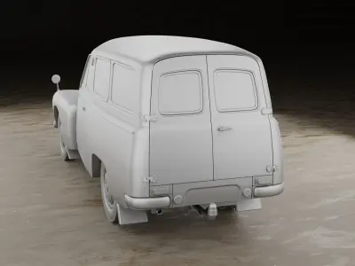 1965 Volvo Duett P210 stl for 3D printing 3D print model