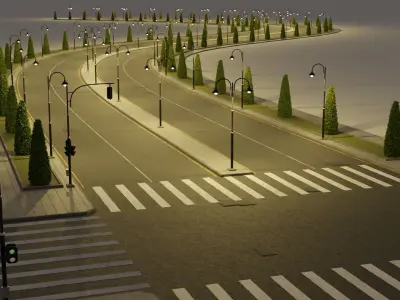 City Road Maker 3D model