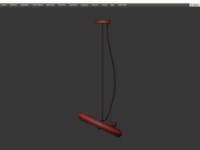 INGEBOR pendant light with circular shape Low-poly 3D model