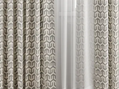 Curtain 379 3D model