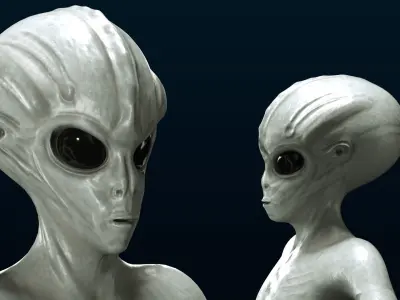 Alien Character 3D model