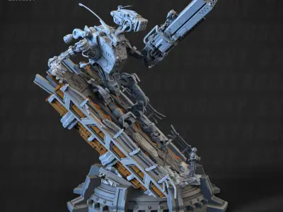 Titan Walker Static 100mm 3D print model