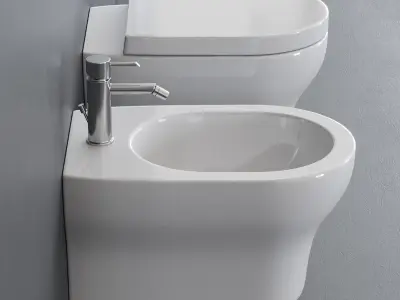 Ceramica Cielo Jo Wall-Hung WC Low-poly 3D model