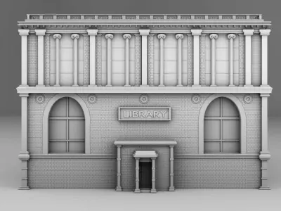 Library build 3D print model