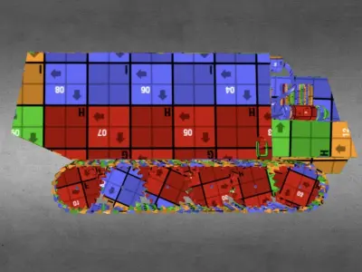 Atomic Truck 3D model