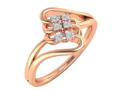 Women Ring Render 3dm STL MTL SLC JCD OBJ FBX Details  3D print model