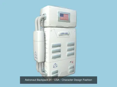 08 Astronaut Backpack Collection - Character Design Fashion