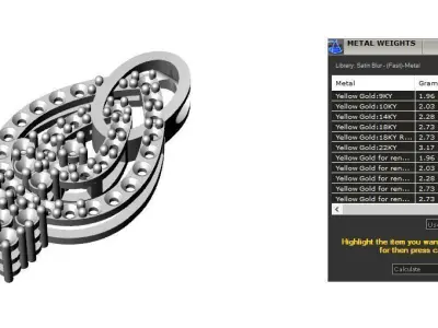 Half set 0012 3D print model