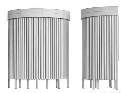 Abur Wall Lamp 3D model buy