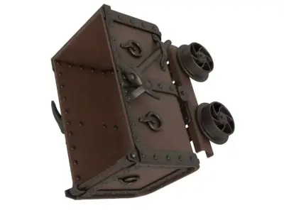 Mine Cart 3D model buy
