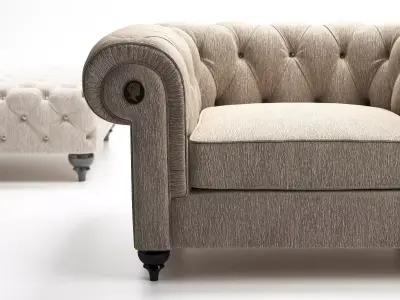 Alfred Armchair 3D model