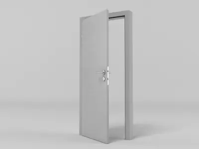 Contemporary Door 1 3D model