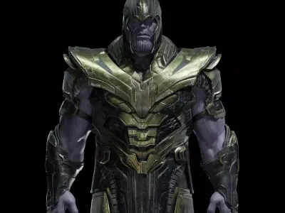 Thanos from Avengers Infinity War - Armor Version - 3D model