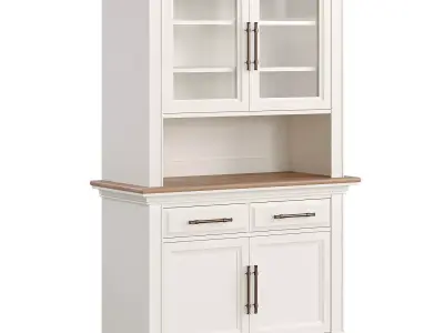 Pattern Glazed Dresser 3D model