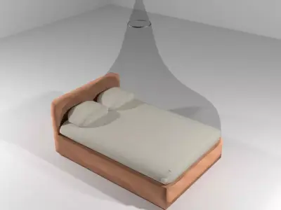 Bed - Canopy Bed 3D model