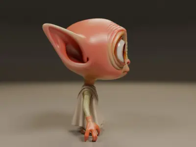 Alien 3D print model