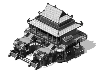 Future City - Weapons Library 02 3D model