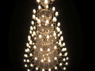 Restoration Hardware Marignan chandelier 3D model