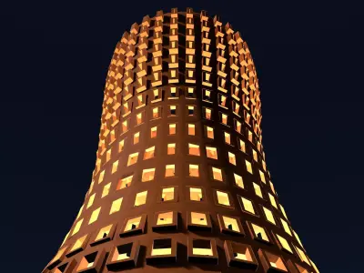 Outdoor sculpture 26O01 3D model