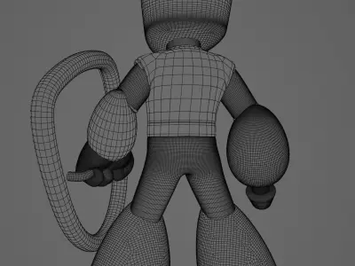 Sniper Joe Rockman Megaman 3D model