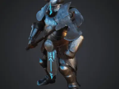 Runeblade Berserker 3D model