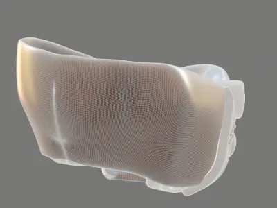 helmet high poly sculpt 3d printable  3D model 65