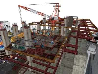 Scene - Scramble - Exterior 3D model
