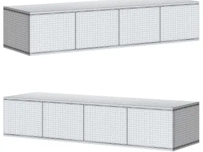 DUANE TV CABINET by laskasas 3D model