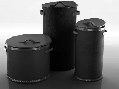Poubelle bucket 3D model