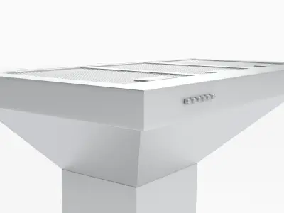 Robinhood 90cm Canopy Rangehood RWC90XCOM 3D model