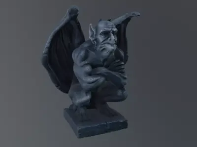 imp statue 3D model
