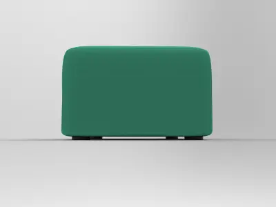 Ottoman Sofa Low-poly 3D model purchase