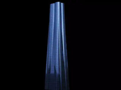Hudson Yards 15 - NYC Low-poly 3D model